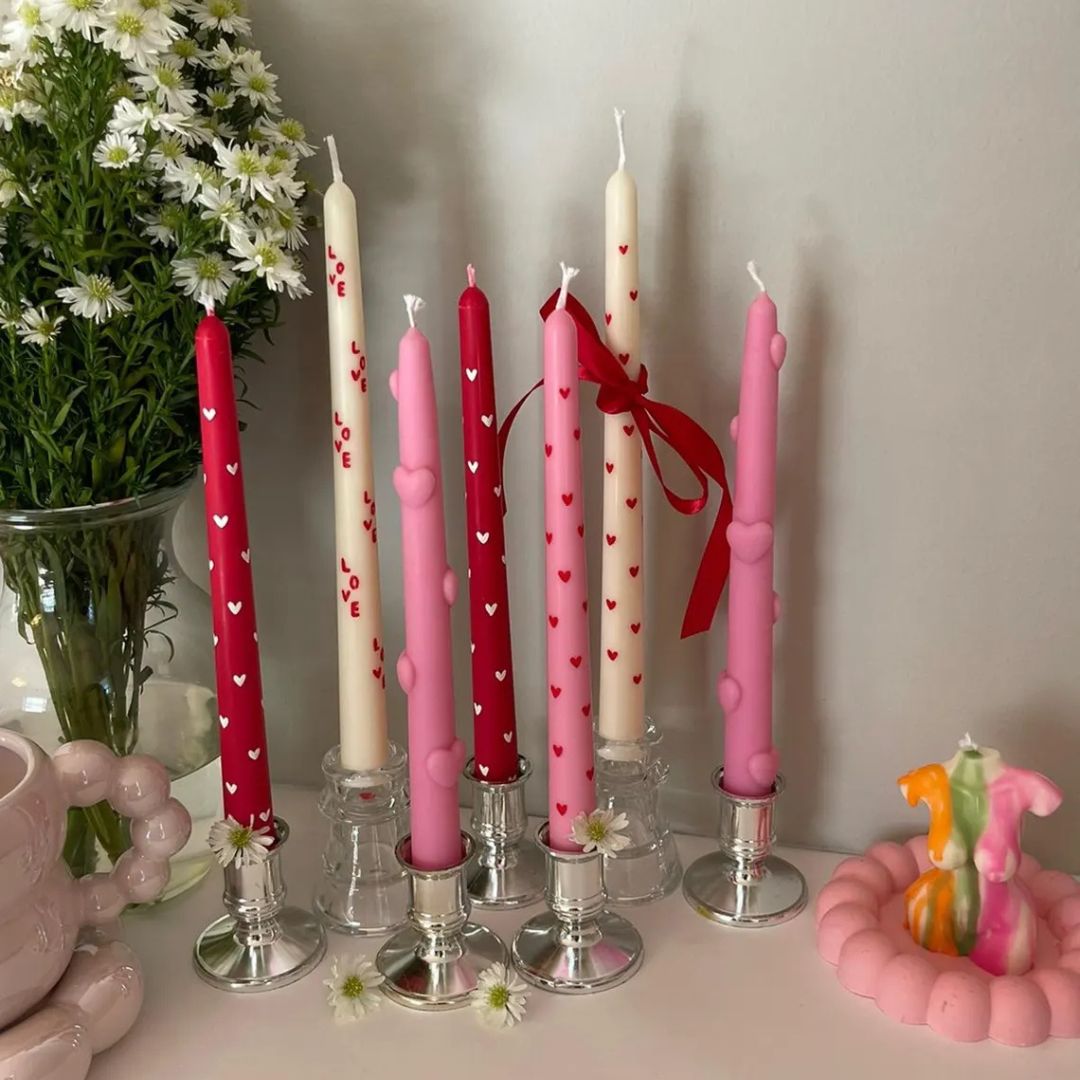 Taper candles for gift