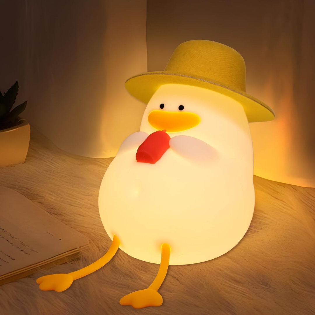 Duck silicone night lamp for bedroom