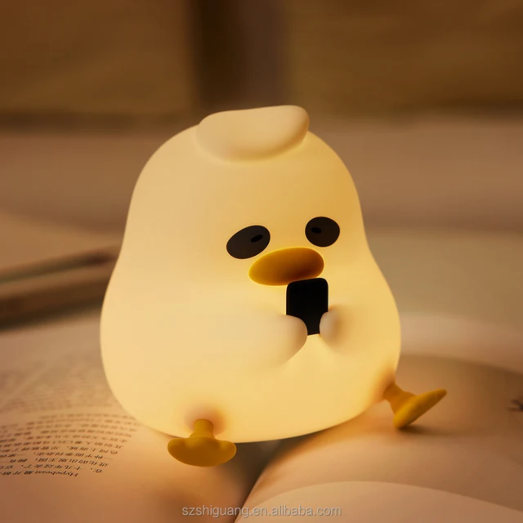 Duck silicone night lamp for bedroom