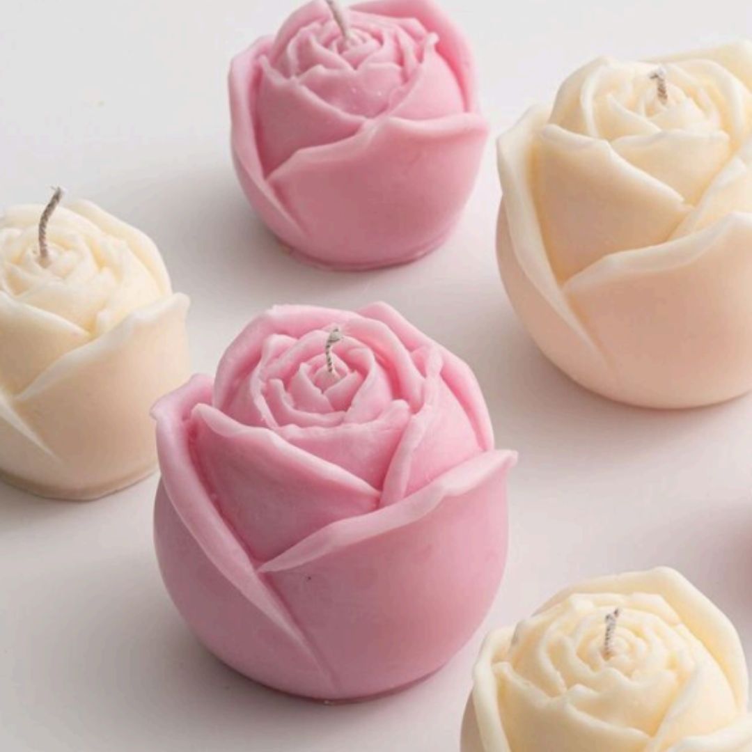 3D Rose Candle Gift Home Decor Table Decor
