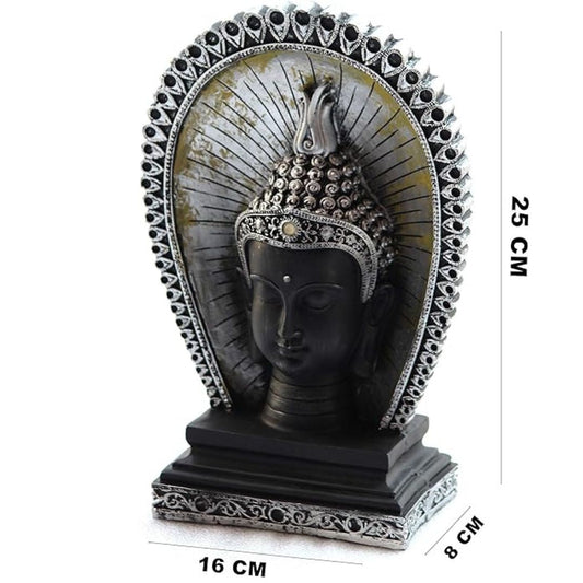 Handcrafted Antique Buddha Face Decorative Idol Figurine