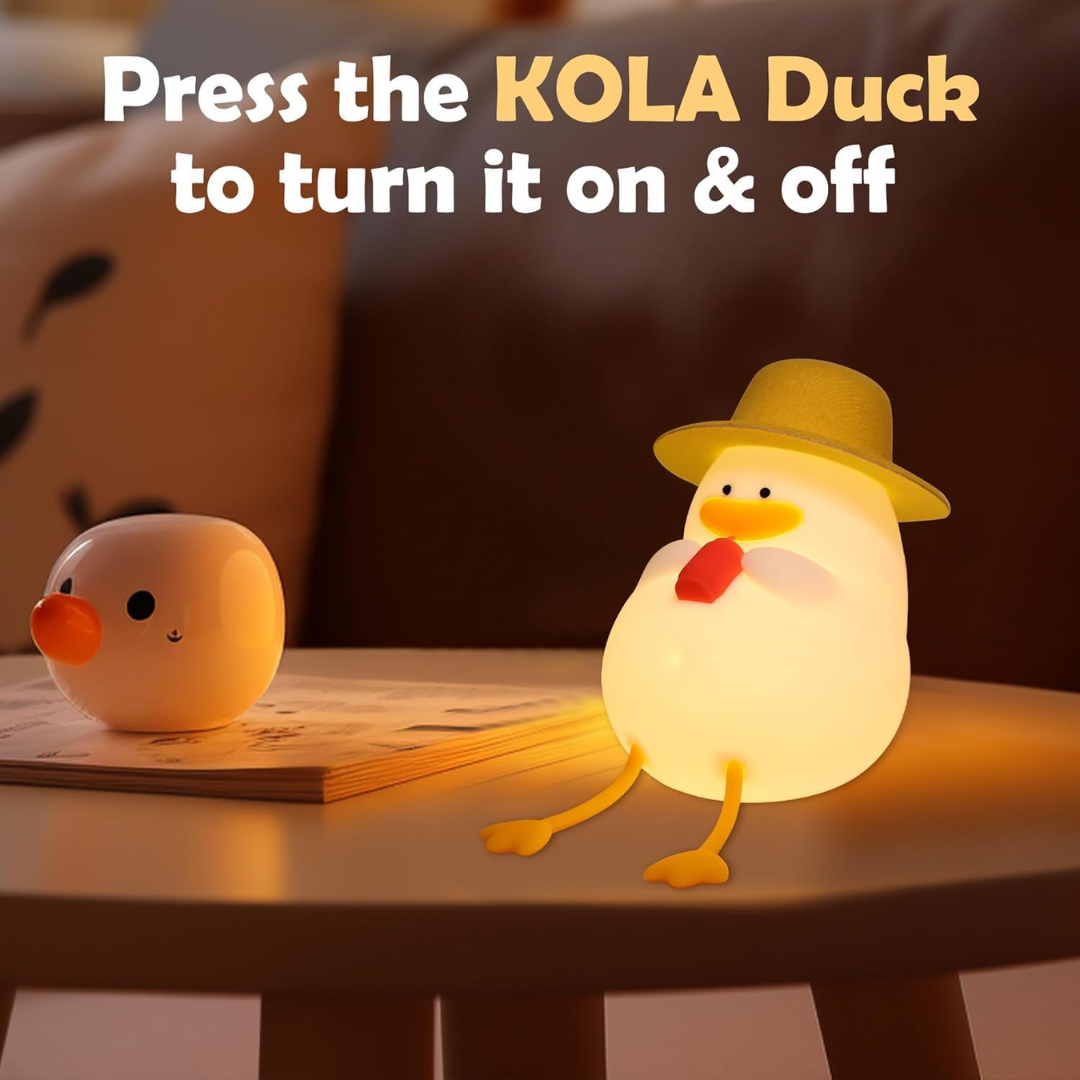 Duck silicone night lamp for bedroom