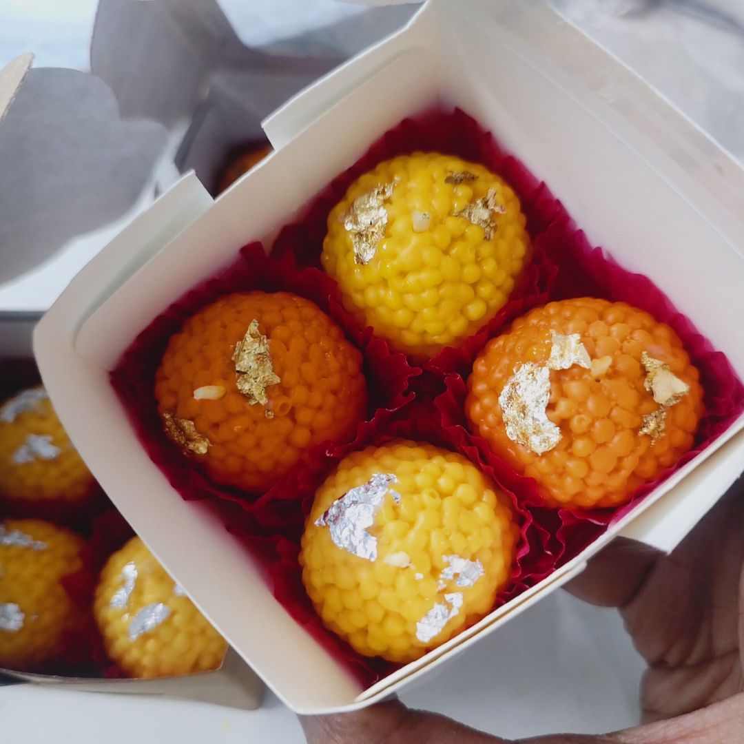 Laddu candle for festivals