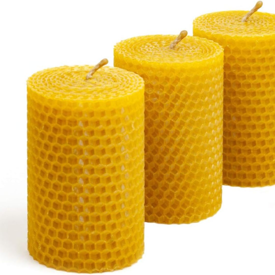 Small Bee Wax Candle Gift Home Decor Table Decor