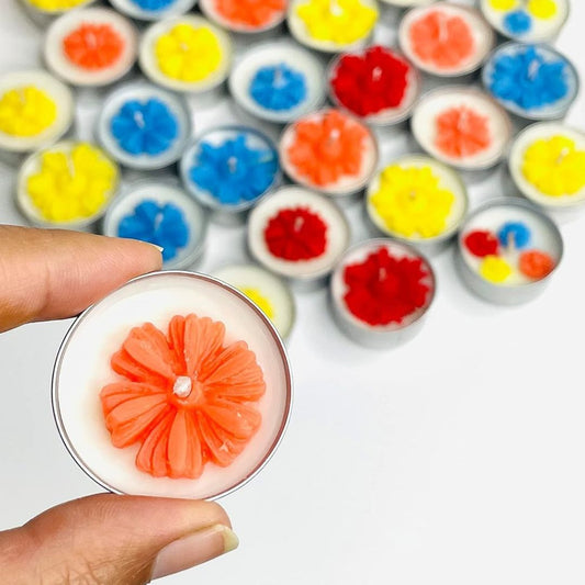 Flower Tealight Candle Gift Antique Home Decor Table Decor