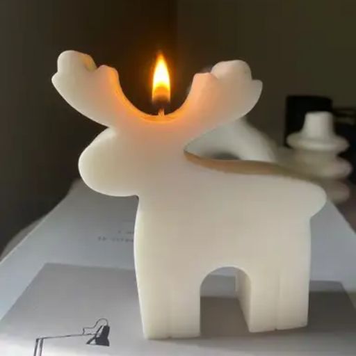 Reindeer Candle for anniversary gift