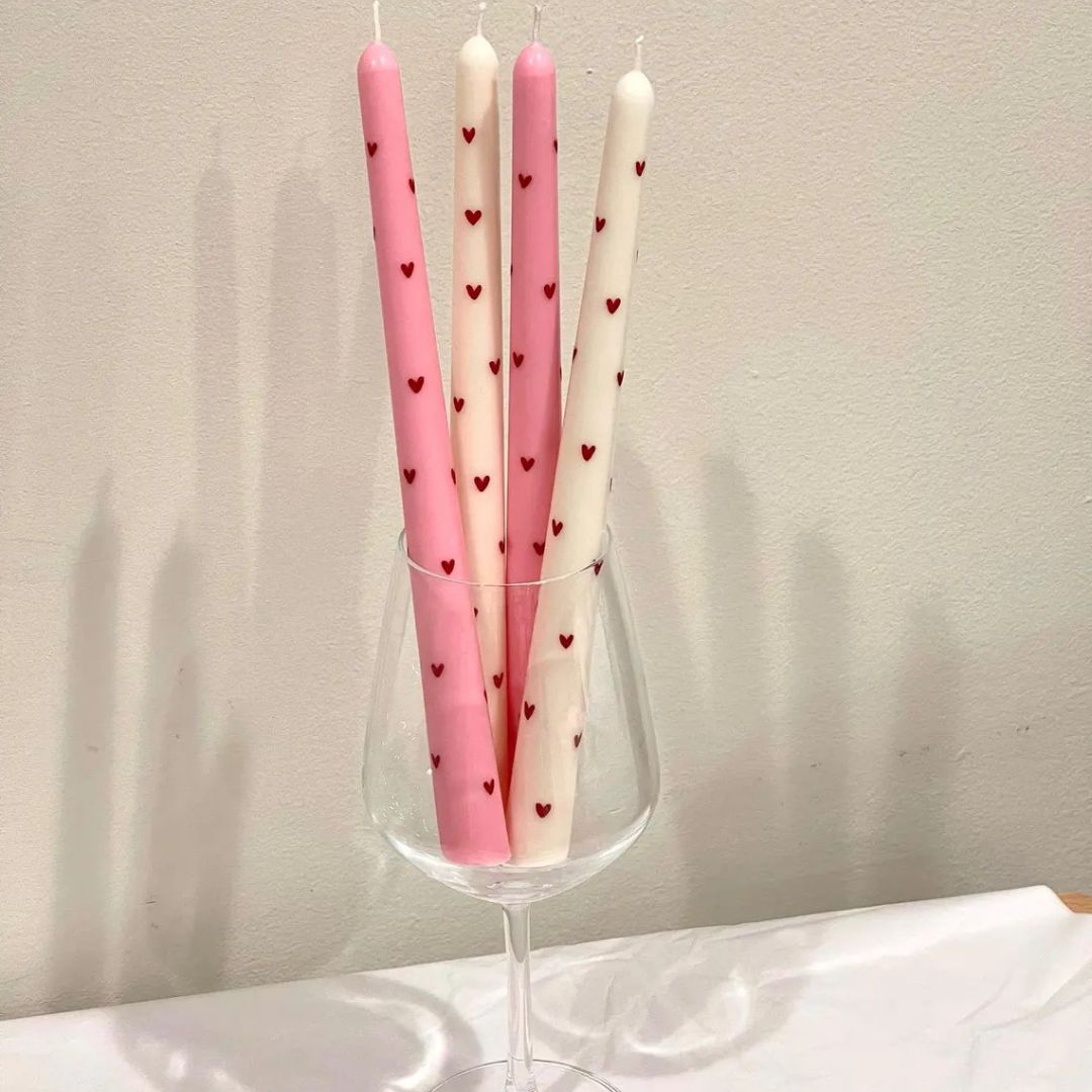 Taper candles for gift