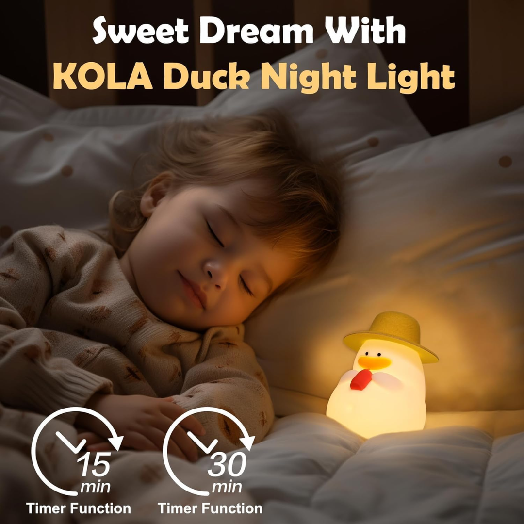 Duck silicone night lamp for bedroom