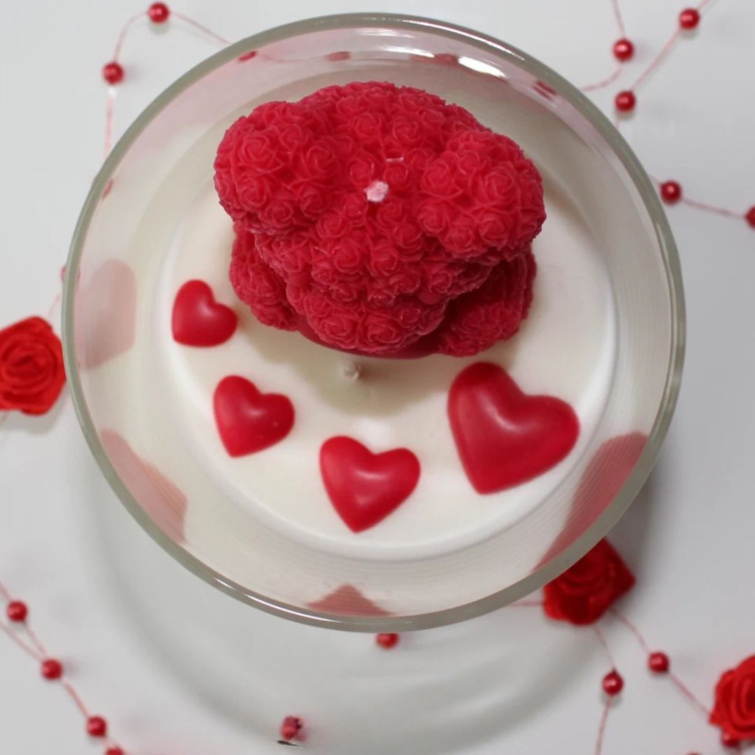 Teddy Candle Jar Valentines Gifts For Her