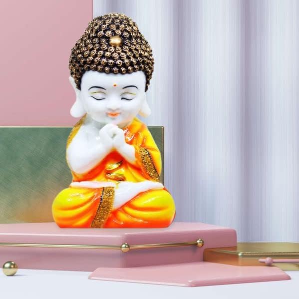 Handcrafted Baby Monk Decorative Figurine