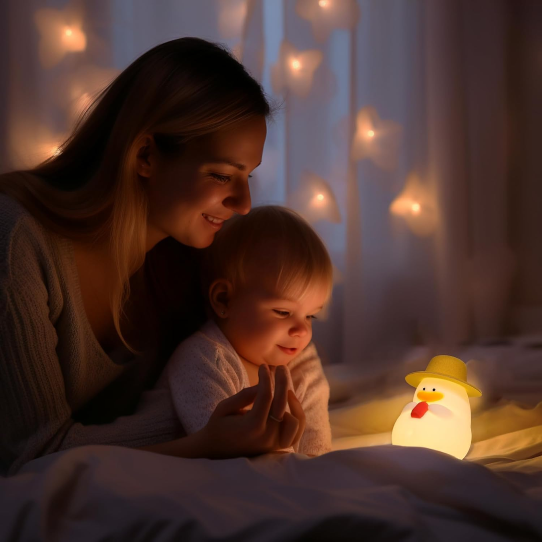 Duck silicone night lamp for bedroom