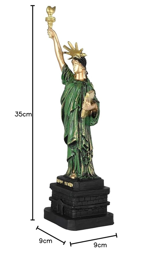 Handcrafted Antique Finish Statue of Liberty Showpiece for Home Decor Gifting