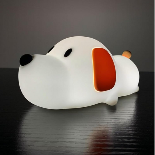 Cute Silicone Dog Touch Night Lamp - Silicone Puppy Dog Night Lamp