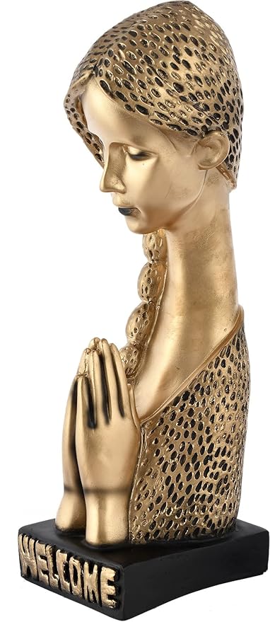 Handcrafted Decorative Welcome Namaste Lady for Home Decor