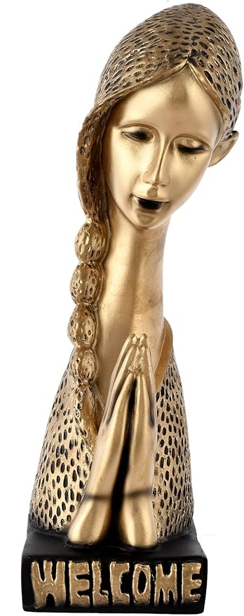 Handcrafted Decorative Welcome Namaste Lady for Home Decor