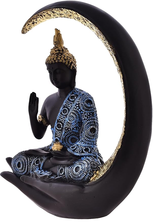Samadhi Buddha Sitting On Chand for Home Decor Office Decor