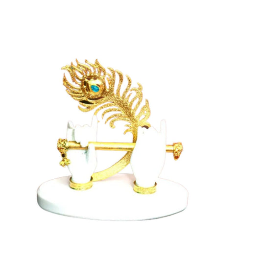 Polyresin krishna hand with flute | Classical Piece for Decor