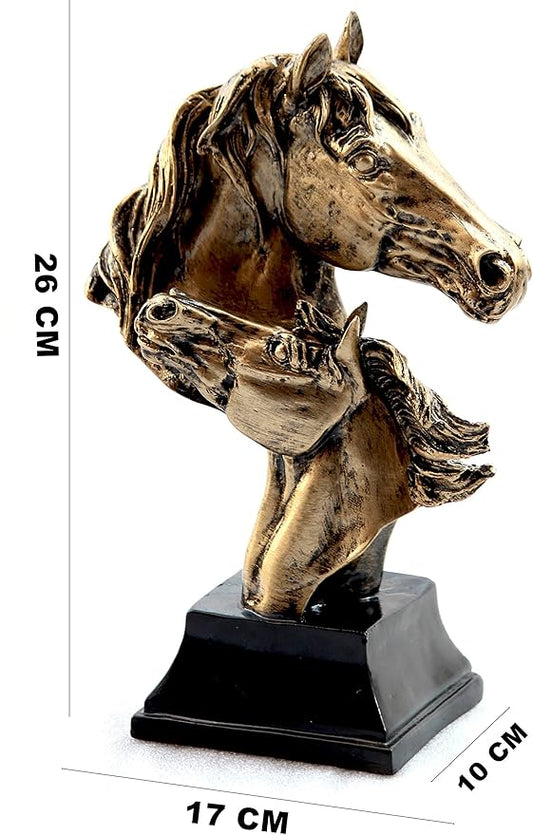 Horse face idol for table decor