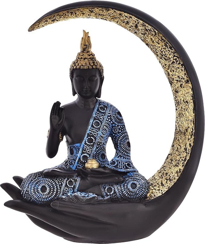Samadhi Buddha Sitting On Chand for Home Decor Office Decor