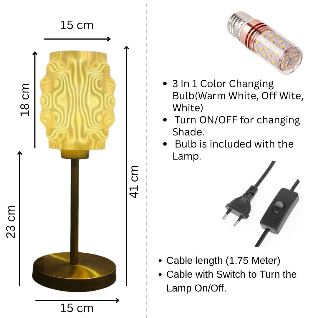 Aura Lite Table Lamp for Table Decor, Room Decor