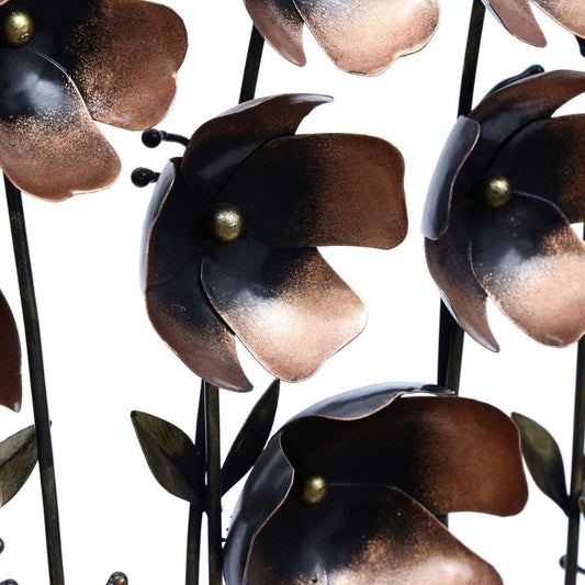 Elegant Metal Flower Wall Art Frame for Home Decor