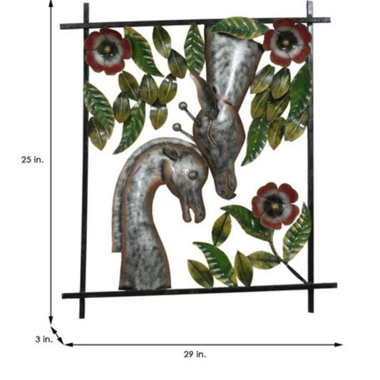 Elegant Metal LED Deer Wall Art for Home, Gifting