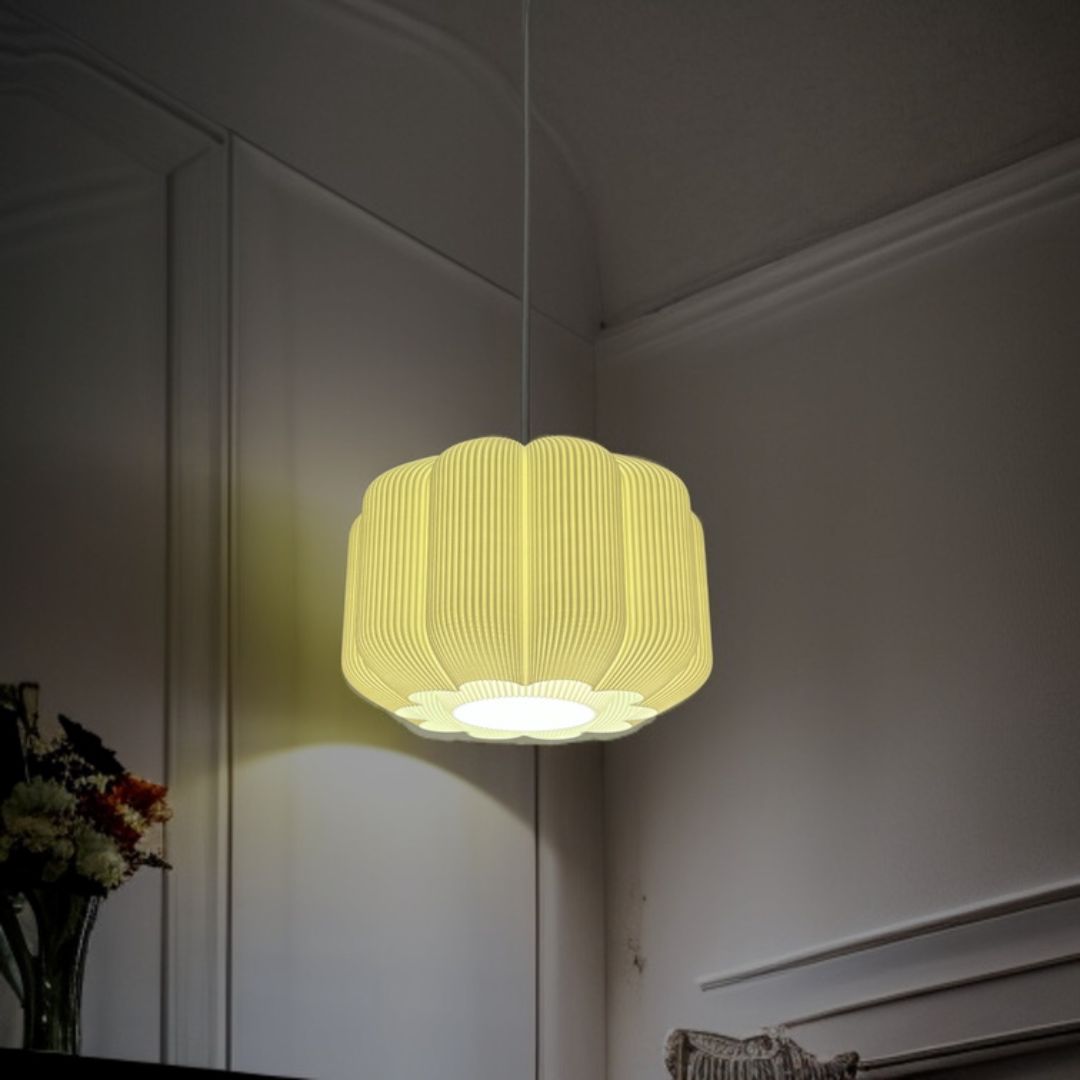 Flora Bloom Pendant White Lamp for Home Decoration