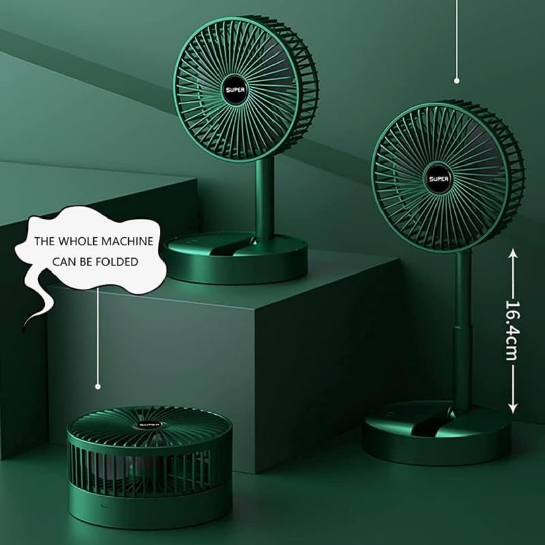 Foldable Mini Desk Fan Portable USB Fan for Home Decor