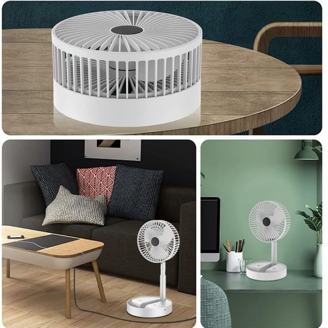 Foldable Mini Desk Fan Portable USB Fan for Home Decor