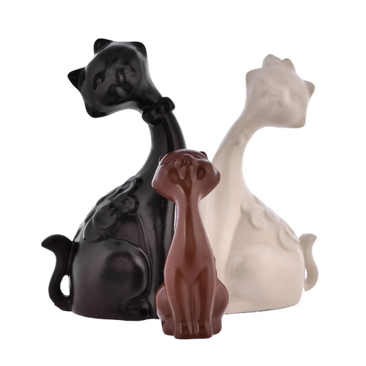 Cat Family Showpiece | Perfect for Living Room Decor