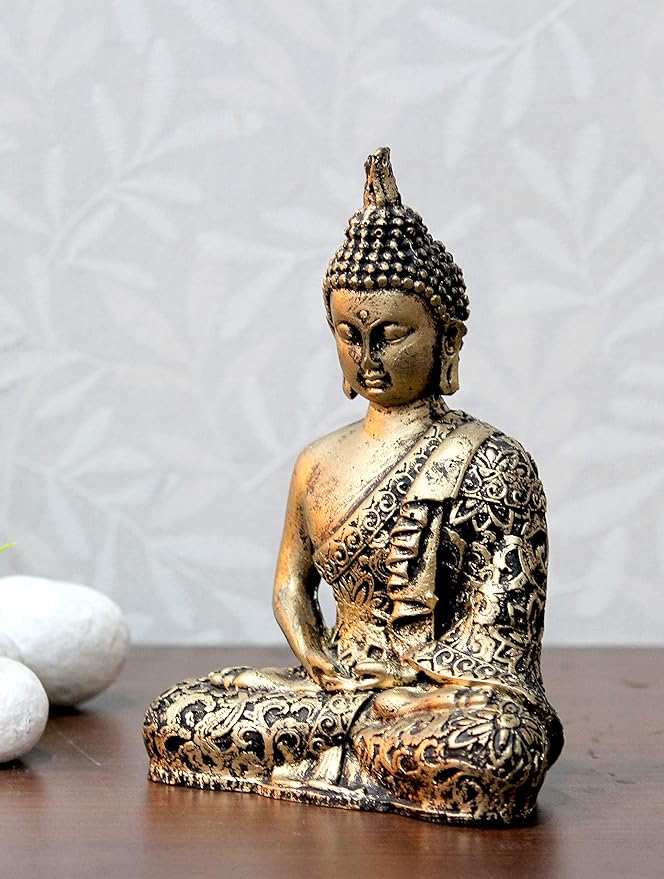 Handcrafted Samadhi Buddha Decorative Showpiece Gifting