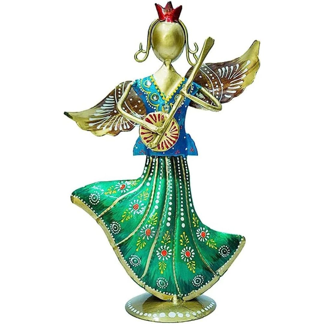 Handcrafted Iron Crown Angel Set of 3 for Gifting
