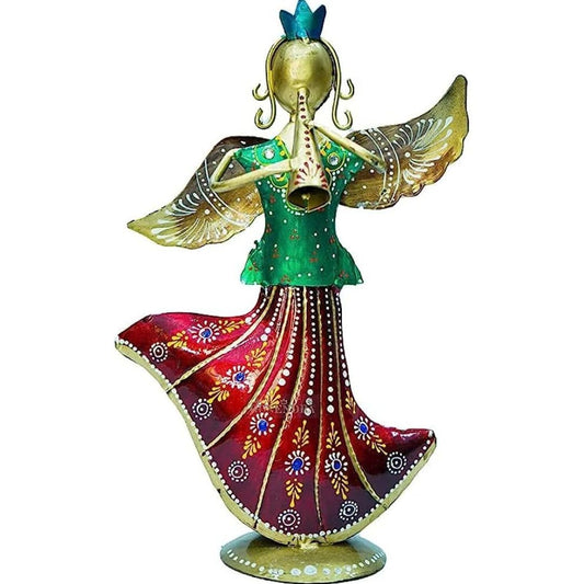 Handcrafted Iron Crown Angel Set of 3 for Gifting