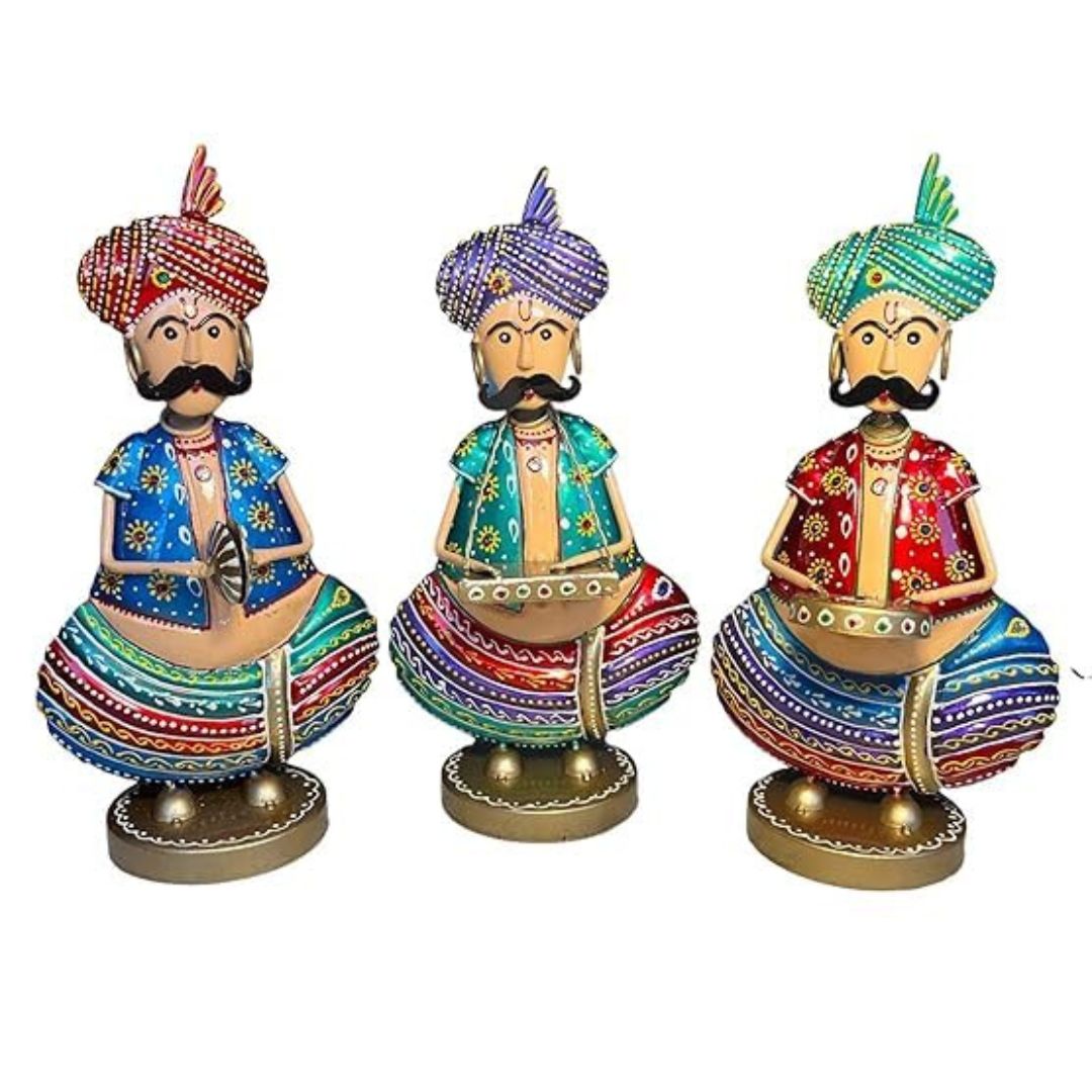 Handmade Iron Musical Set of 3 Gift & Home Decor, Handicraft