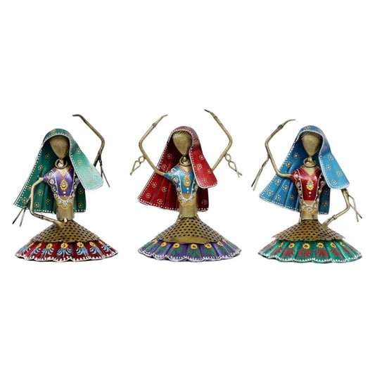 Iron Art Dancing Dolls Mini Set Decorative Gift Idea