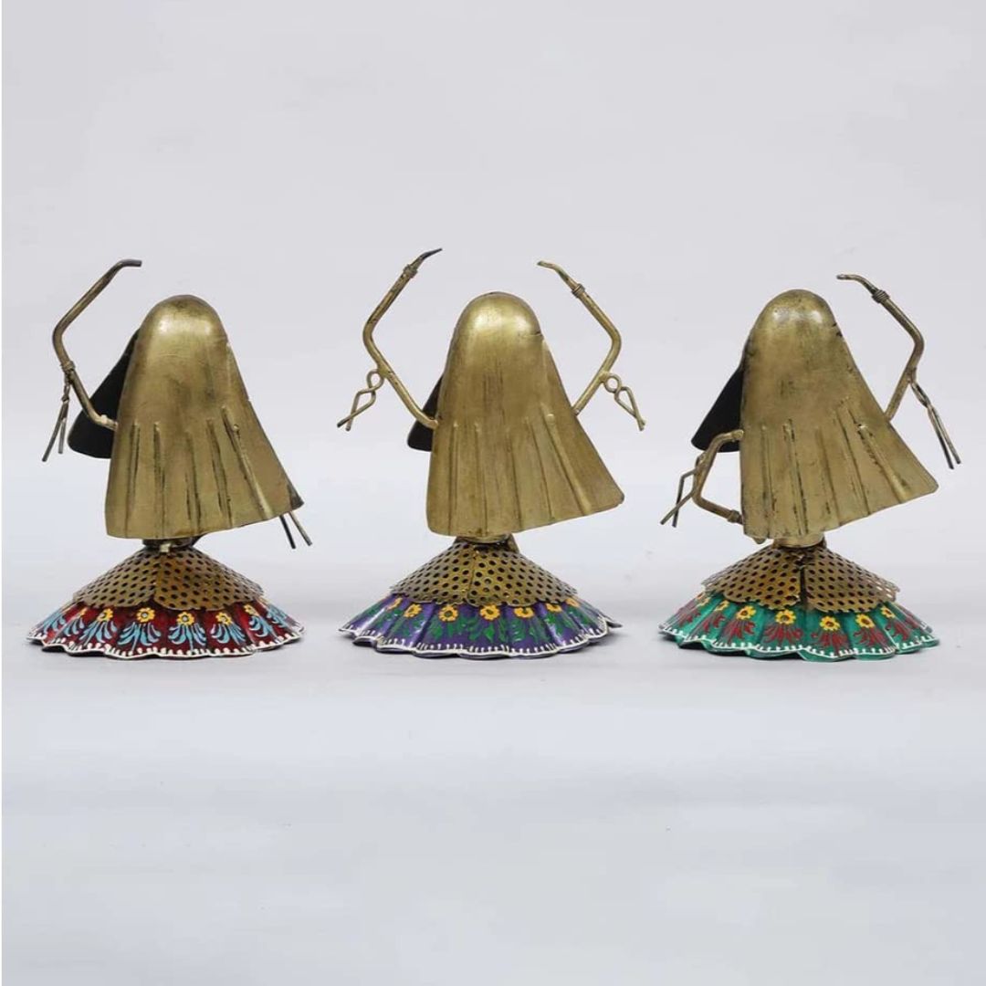 Iron Art Dancing Dolls Mini Set Decorative Gift Idea