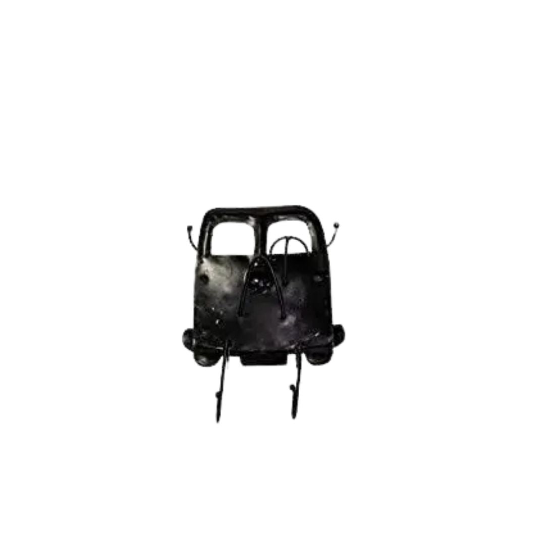 Iron Painted Bus Wall Key Holder Hanger with 2 Hooks