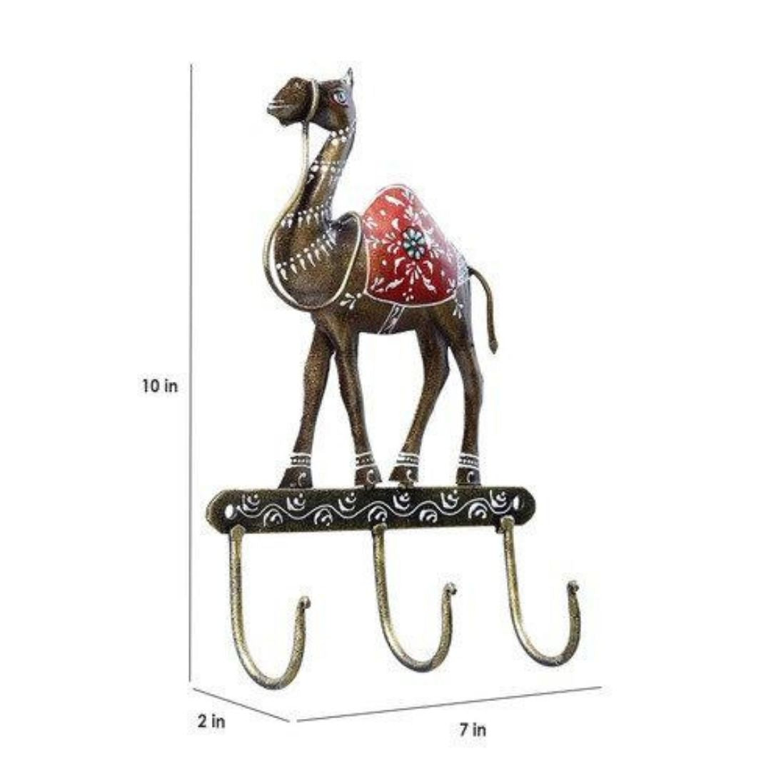 Iron Painted Wall Camel Hook – 3 Hooks Home & Wall Decor Gift