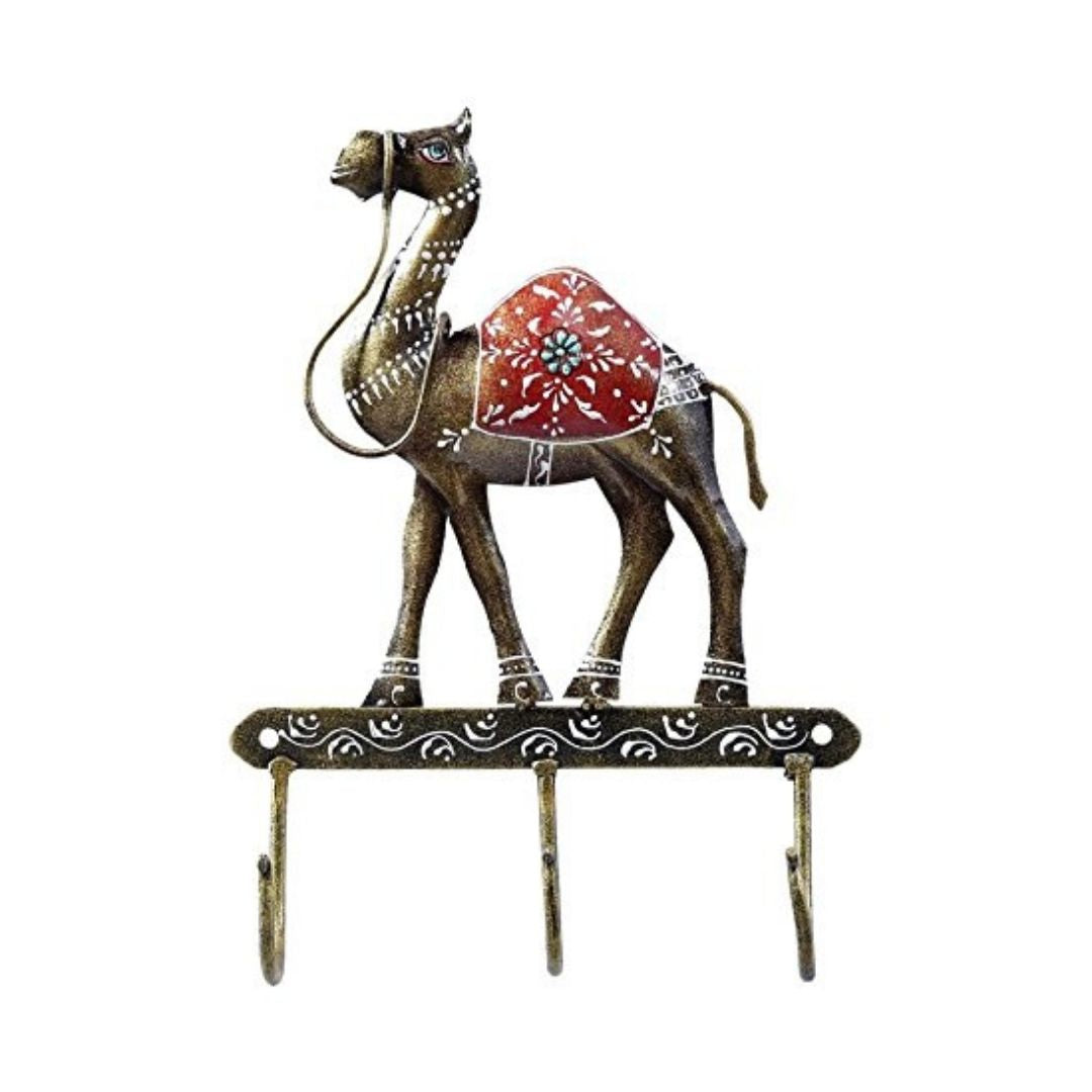 Iron Painted Wall Camel Hook – 3 Hooks Home & Wall Decor Gift
