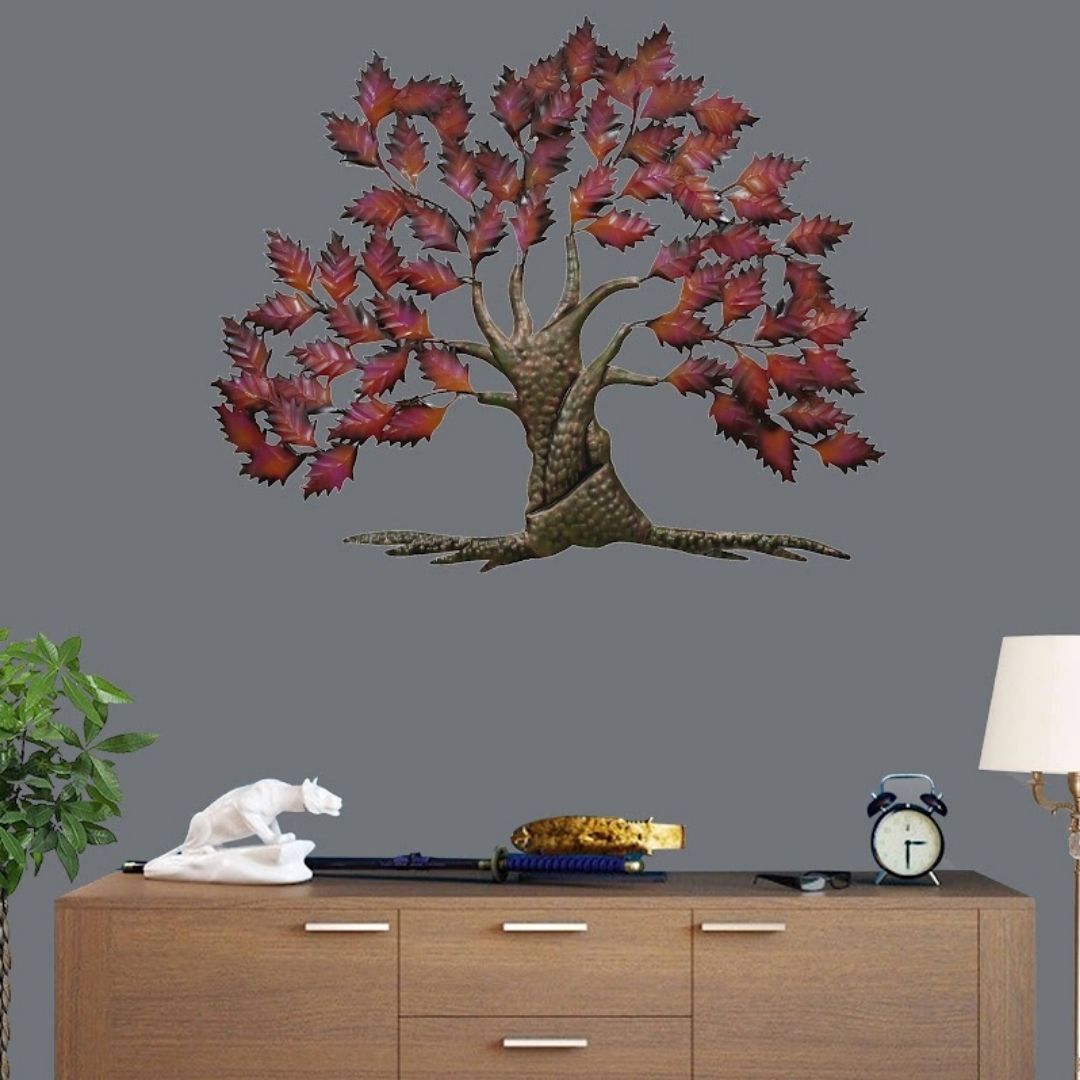 Iron Tree Wall Art with LED Blessberries Home Decor