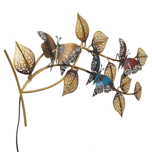 LED Butterfly Metal Wall Art for Home, Office & Gifting
