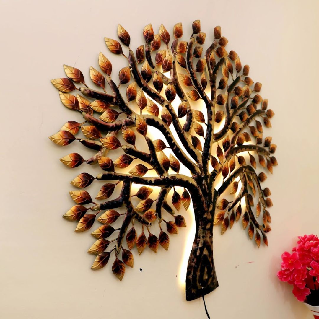 LED tree wall hanging for home