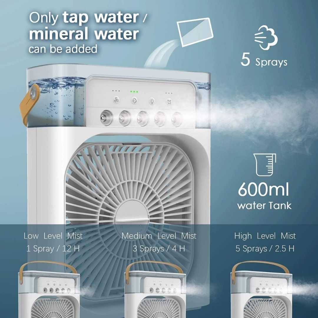 Mini Air Cooler Portable USB Personal Cooling Fan