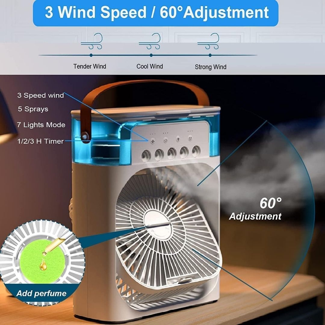Mini Air Cooler Portable USB Personal Cooling Fan