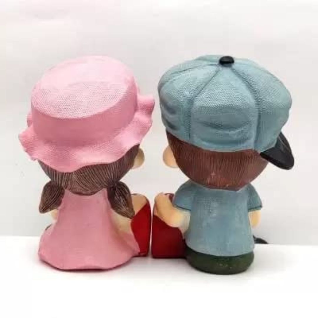 Prince Princess Couple Gift Set Wall Hanging Legs Showpiece for Home Decor