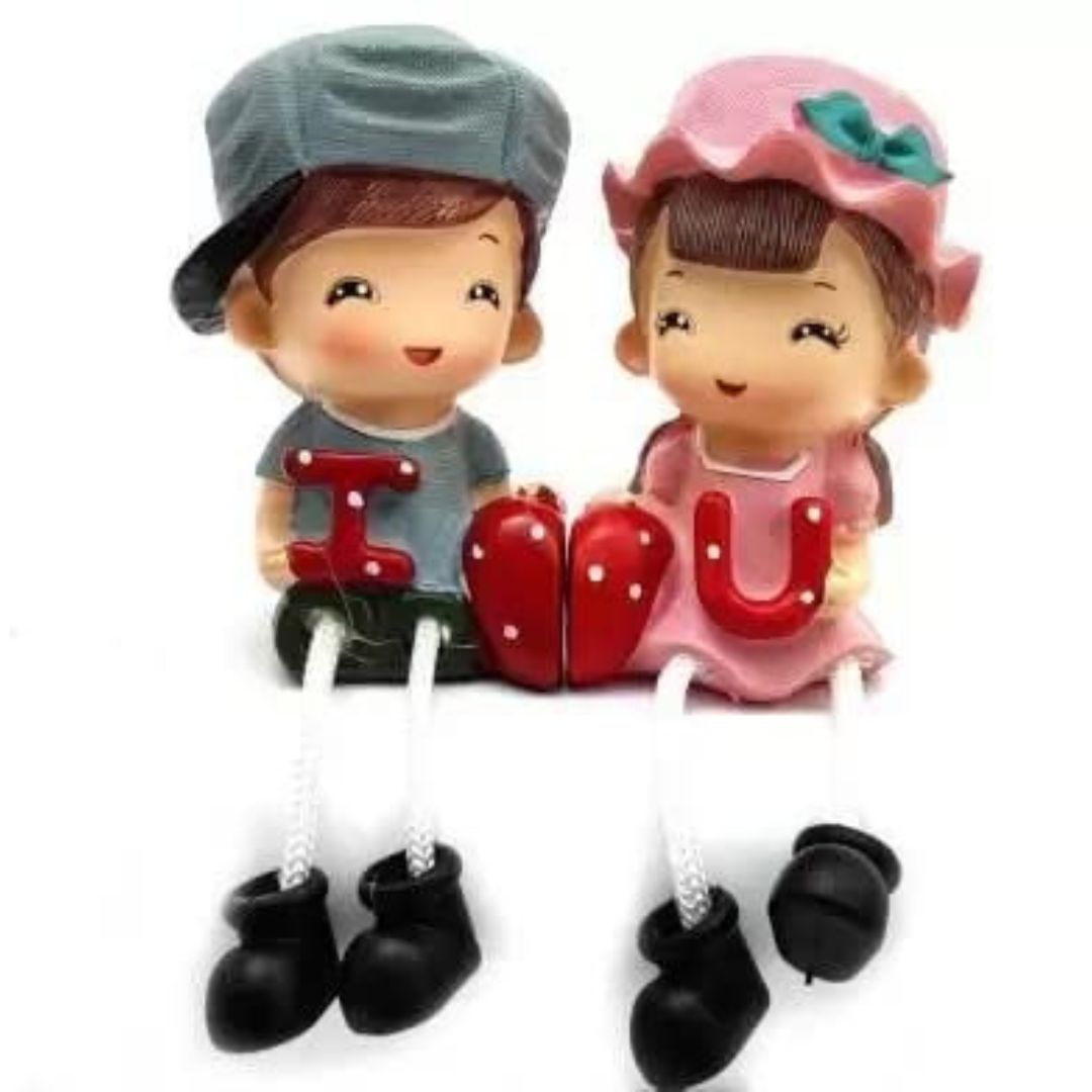 Prince Princess Couple Gift Set Wall Hanging Legs Showpiece for Home Decor