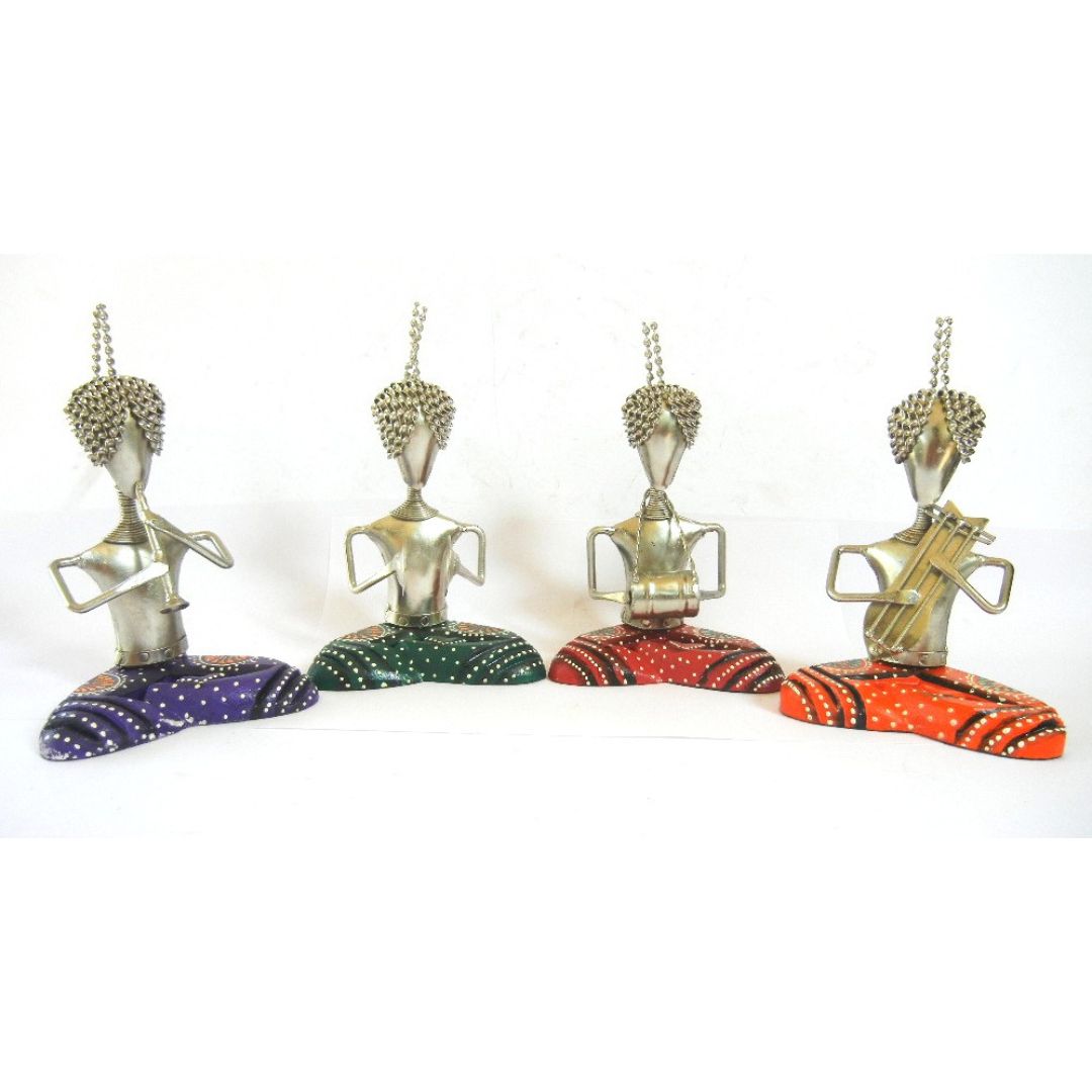 Set of 4 IW Musical Men Decorative Gift for Home & Cafe