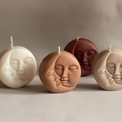 Sun Moon Shape Candle Gift Home Decor Office Decor