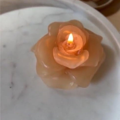 V Rose Candle Gift Home Decor Table Decor