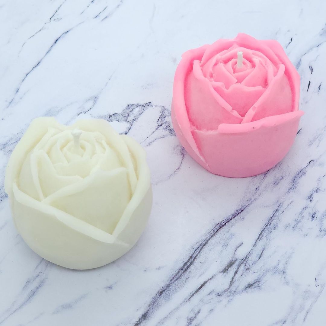3D Rose Candle Gift Home Decor Table Decor